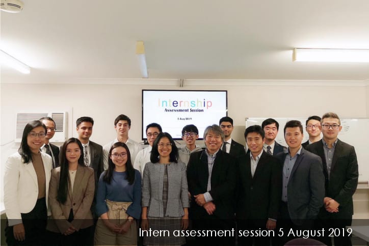 Intern assessment session 5 Aug 2019