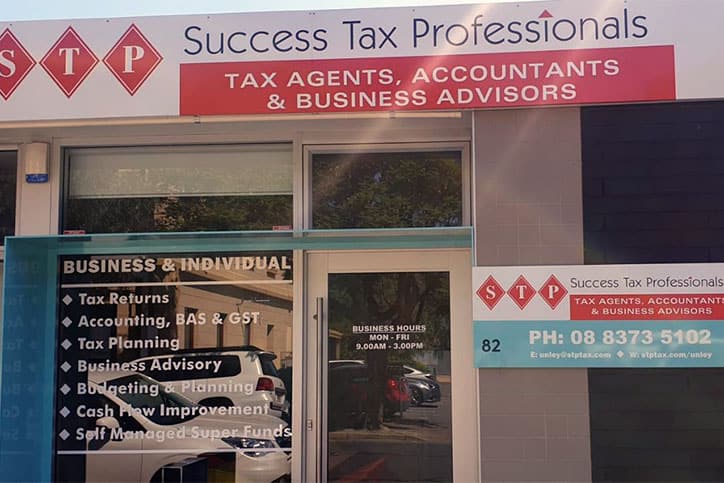 Success Tax Professionals Unley outside office