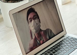 coranavirus video call