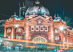 Melbourne train station