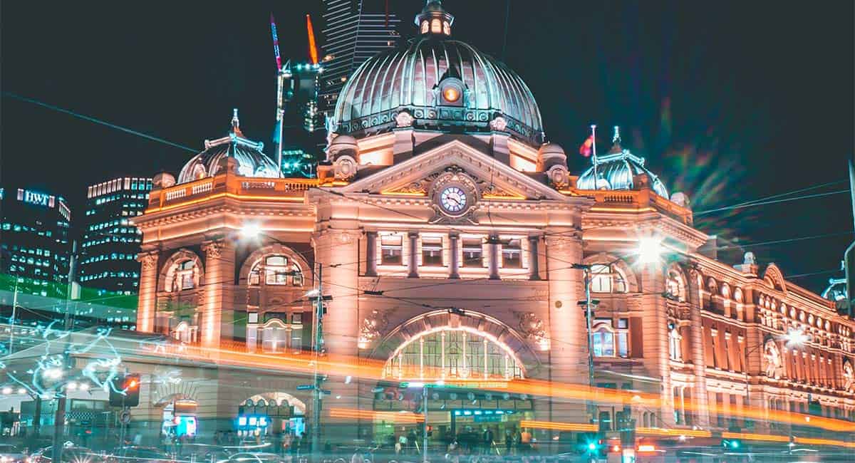 Melbourne train station