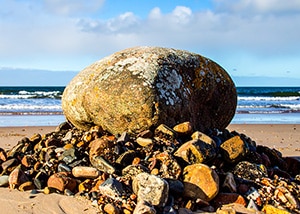 rocks pebbles sand